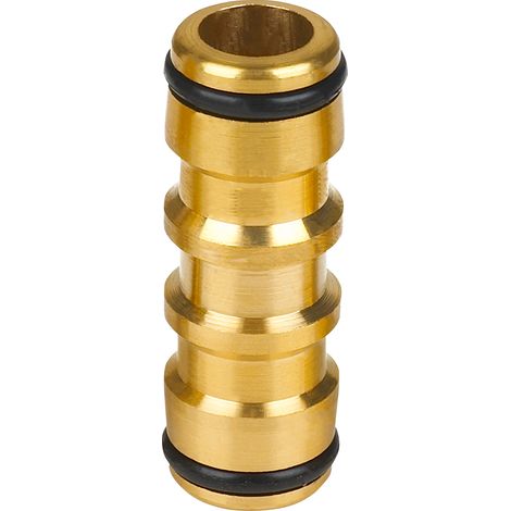 Dapetz ® 1/2" Brass Double Male Hose Connectors for Connect Hoses Garden Hose Pipe Quick Connector Male to Male Connector Extender for Hose Tap Pipe Tube (1/2)