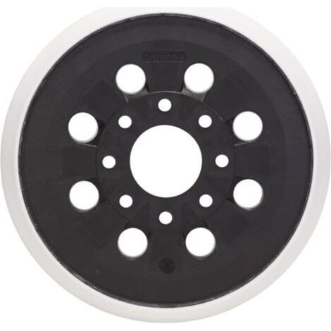 Plateau de ponçage compatible avec Bosch PEX 220 A GEX 125-1 AE PEX 220 AE. Plateau de ponçage et de polissage avec fixation auto-agrippante, 8 trous.