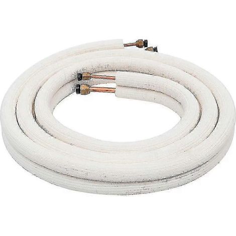 3meter Air Conditioner Pair Coil Tube 1/4in 3/8in Insulated Copper Line Wire Set Air Conditioner Pa( ) (1/5)