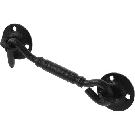 Loquet à crochet et œillet en acier inoxydable pour portes de chambre, verrou de sécurité pour porte de garage, verrou de fenêtre, loquet de porte (1/4)