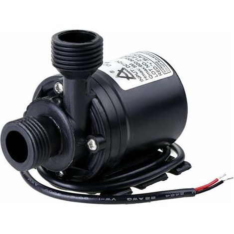 Circulateur et pompe DC 12V 800L/H 5M – Conception amphibie étanche – Moteur Brushless silencieux – Performance anti-colmatage (1/5)