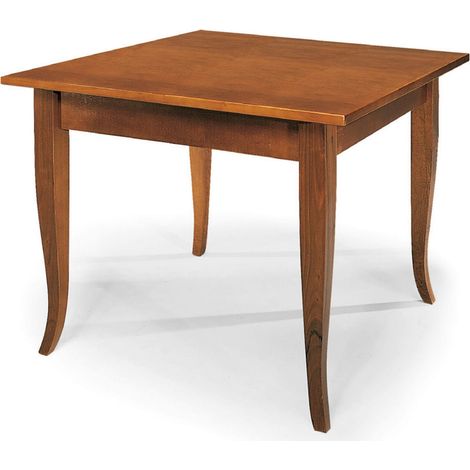 EDGAR - tavolo da pranzo in legno massello cm 120 X 80