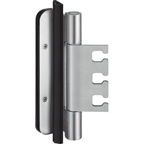 SIMONSWERK Objektband VARIANT VX Edelstahl RAL 9005 schwarz matt (SW 107)DIN links / rechts gefälzte Türen 18 mm 200 kg (1/4)