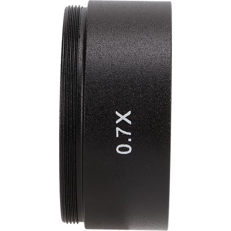 Objectif de microscope en verre optique clair, compact et pratique, facile à utiliser, corps en métal, objectif 0,7X. (1/5)