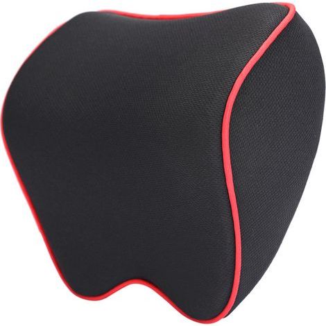 Voiture Oreillers de Cou, Coussin Appui-tête Repose-Tête Cervical pour la tête reposent Soutien de Cou Les Sièges de Conduite Passager Voyage, Noir (1/5)
