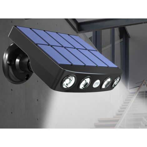 royaluxe-Lampe solaire d'extérieur étanche et réglable avec détecteur de détection humaine, panneaux à charge rapide de haute qualité, 5V 300MA(14113cm) (1/4)