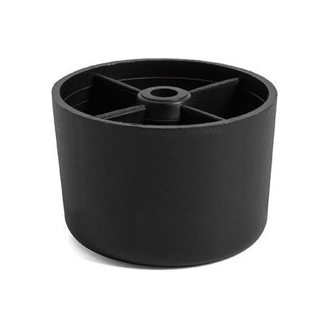 Q&Q pata plástico redonda modelo aron d60 h38 , La pata de plástico redonda modelo Aron de Q&Q es ideal para muebles, fabricada en plástico resistente en Esp