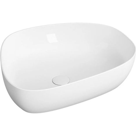 Vasque à poser asymetrique VITRA Outline - Blanc brillant (1/2)