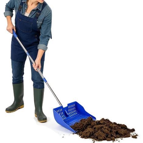 abnehmbare robuste rostfreie Kotschaufel Sandsiebschaufel