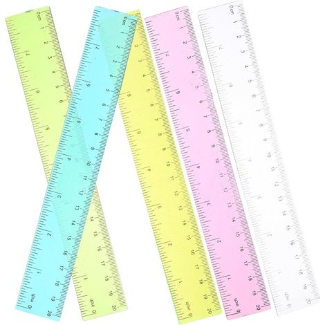 ABOOFAN Règle flexible de 20 cm, lot 5 unités, outil mesure pour (1/5)