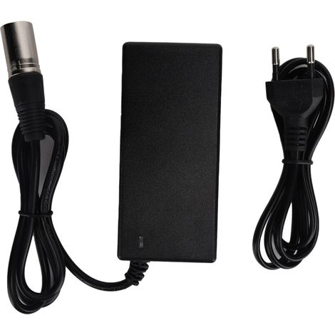 Prise mâle à 3 broches, adaptateur secteur 29,4 V/2 A, chargeur de batterie au lithium 100-240 V (1/5)