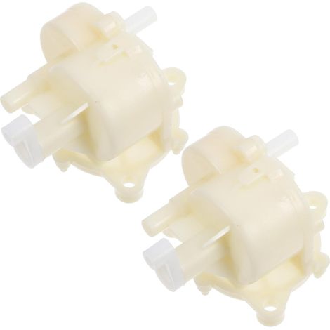 2 Pièces Mécanisme Engrenage Oscillation du Ventilateur en Abs Blanc pour Ventilateurs sur Pied Table, Facile à Entretenir, pour Camping et Usage Domestique (1/5)