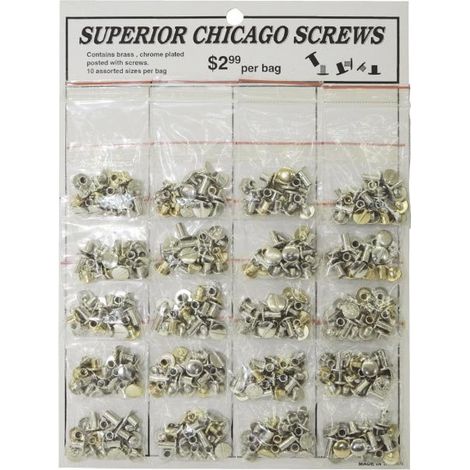 Jeu de 10 vis mixtes pour tête de lit taille unique couleur argent et or (1/2)
