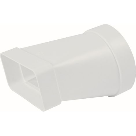 Adattatore rettang. circolare 100-55x110 bianco per cappe (1/4)