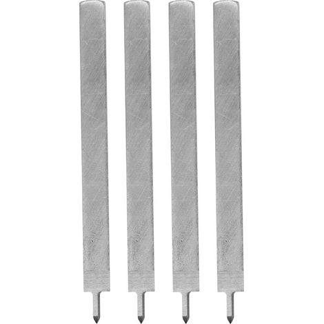 4 Pièces Poinçon Cuir 1 Branche Acier Rapide Traitement Thermique Outils Perçage 3mm (1/5)