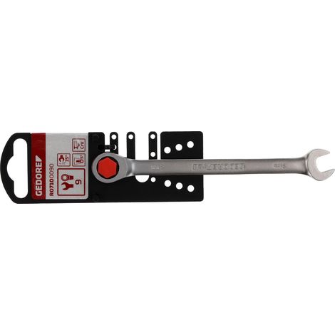 R07100090 Llave de carraca de anillo SW9 mm 143 mm (1/4)