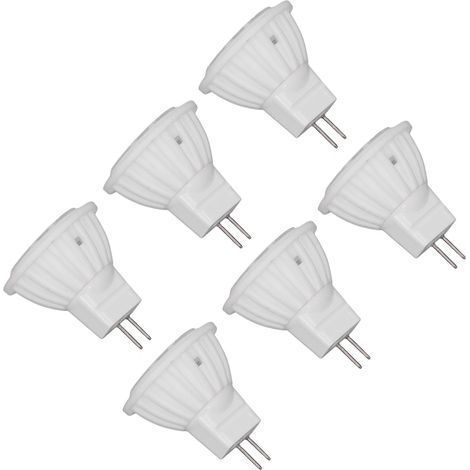 dimmbare MR11 4W GU4 LED-Lampen mit zwei Stiften, 360 lm, 6000 K Weißlicht für Gartenwege und Landschaftsbeleuchtung, 220 V (1/5)