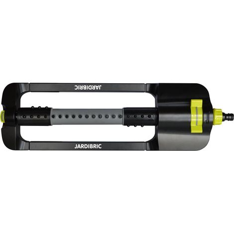 Arroseur Oscillant Jardibric en Métal avec 11 à 19 Buses Couvre de 30m² à 270m²