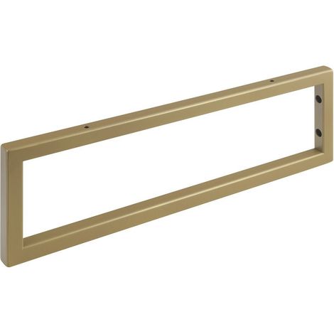 Support 490x150x20mm, acier peint, or mat (1/2)