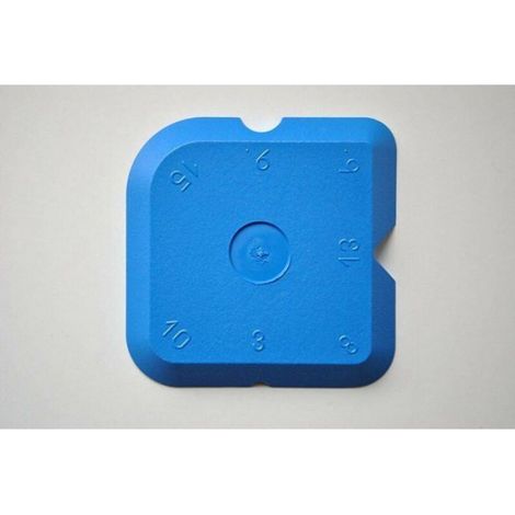 Spatule Joint - Silicone Et Acrylique - Raclette Pour Joints - Lot De 5 - Bleu (1/4)