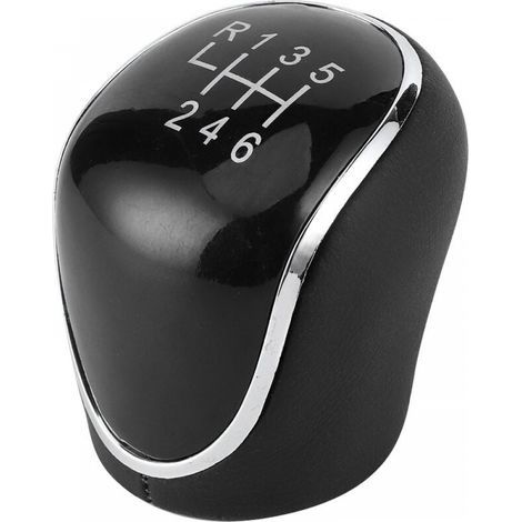 1pc Pommeau de levier de vitesse, levier de vitesse de transmission manuelle de voiture à 6 vitesses Handball adapté pour FOCUS Galaxy Kuga C-MAX (1/3)