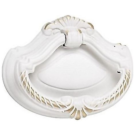 NESU tirador anilla 54mm. patina blanca 218bbb2 , Tirador horizontal para muebles, puertas, cajoneras,cómodas,etc - Medidas: 54 x 40 x 20 mm. - Acabado patina blanca. - Incluye tor (1/2)