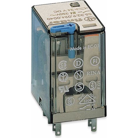 Finder Rel. Verssp. 24VDC 2W 10A f.Fas. 94.04/84/44 55.32.9.024.0040 (1/3)