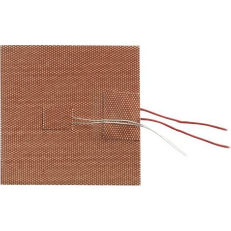 Thermo TECH Silicone Lamina riscaldante Autoadesivo 24 V/DC, 24 V/AC 100 W Tipo di protezione IPX7 (L x L) 100 mm x 100