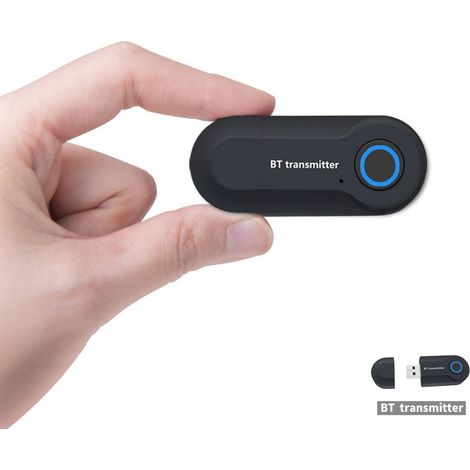 Adaptador Bluetooth 5.0 USB - Transmisor Audio Inalámbrico Para TV PC Altavoces Auriculares - Latencia Baja - Estéreo - 1 Unidad (1/5)