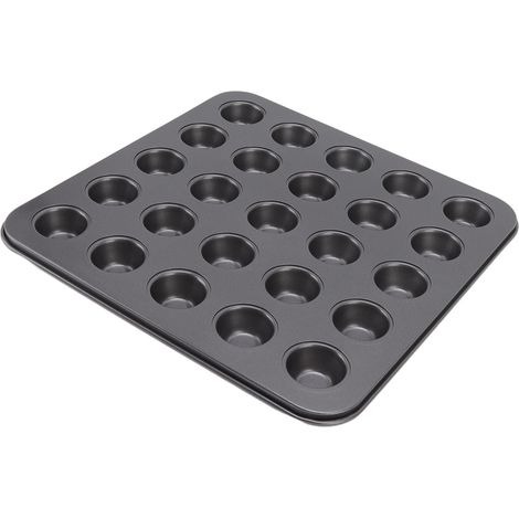 Mini Poêle à Muffins, Mini-poêles à Cupcakes avec Suraface Antiadhétique en Acier Antiadhésif Mini-Cupcake Pans Muffin Mini-Moule à Bouffin pour Les Gâteaux à Cuisson Pain (25,Parent,- (1/5)