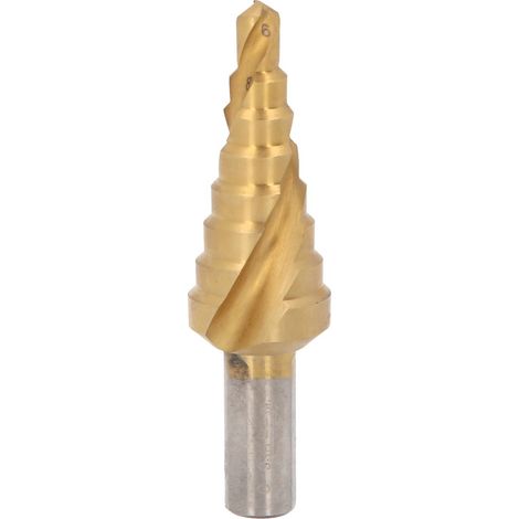 KS Tools HSS-TiN Stufenbohrer,Ø 6-20 mm, 8 Stufen (1/3)