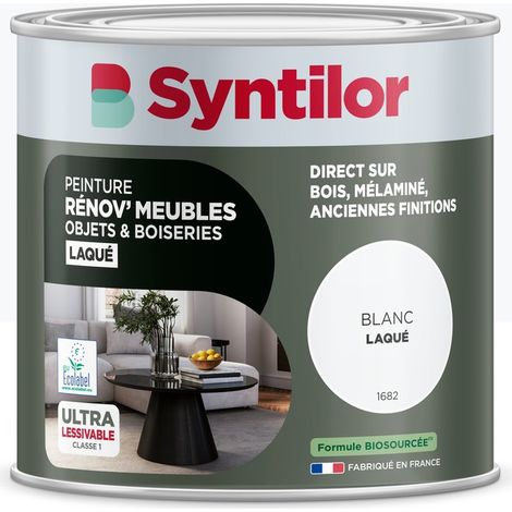 SYNTILOR Vernice bianca laccata per il restauro di mobili e oggetti 0,5 l SYNTILOR (1/5)
