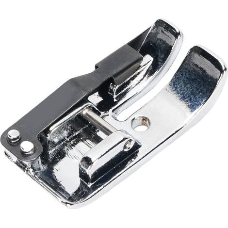 Pied de biche couture droit 1/4 pouce Acier inoxydable Pied presseur pour machine à coudre domestique Quilt Patchwork (1/5)