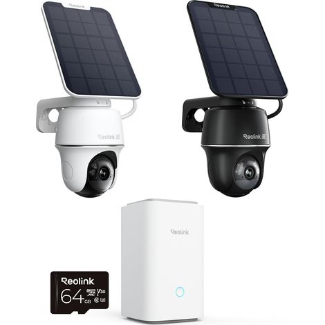 Kit Caméra Surveillance Solaire 4K Wi-Fi 6 Home Hub Système Surveillance Extérieure Suivi Auto Vision Nuit Couleur (1/5)