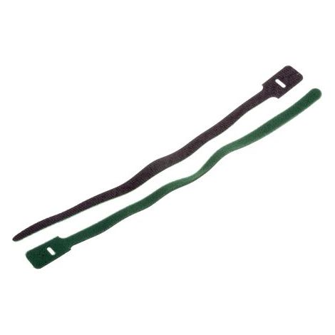 Serre-fils velcro RS PRO Vert, 325mm 25 mm Serre-fils