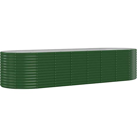 Maison Exclusive - Hochbeet Verzinkter Stahl 322x100x68 cm Grün (1/5)