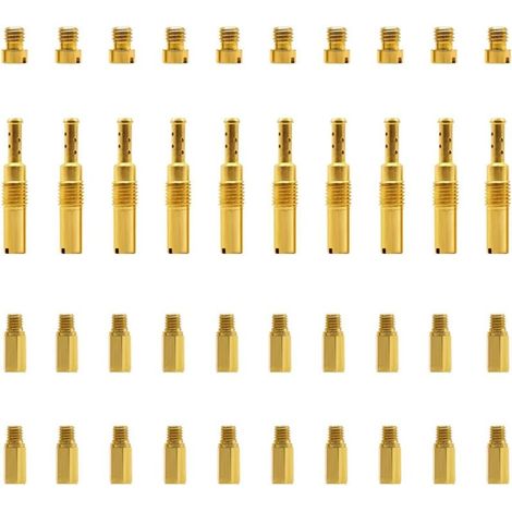 120-teiliges Vergaser-Ansaugkrümmer-Kit, kompatibel mit WK Keihin, OKO, CVK, Stage-6, Polini – 90-teilige Hauptansaugkrümmer und 30-teilige Leerlaufansaugkrümmer, Ersatzteilnummern SCL-2018090002-ZH-T (1/4)