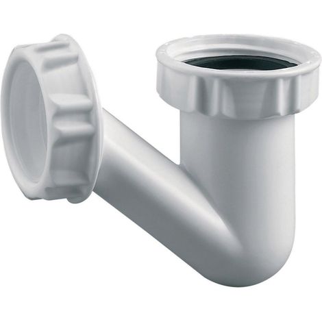siphon lavabo - coudé - diamètre 32 mm - blanc - altech 61800000134 (1/2)