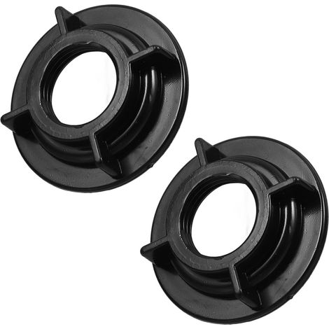 Écrou de Fixation du Robinet Noir Abs pour Évier, Lot de 2 (1/5)