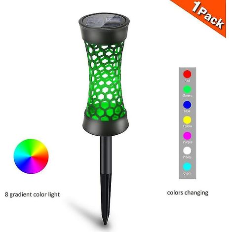 Lampes solaires d'extérieur étanches, lampes de jardin pour allée, décorations solaires d'Halloween, éclairage paysager