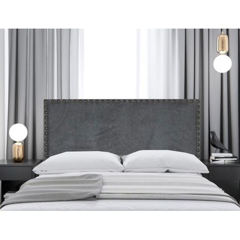 Cabecero cama Madrid  antimanchas 120*70 gris marengo (1/5)
