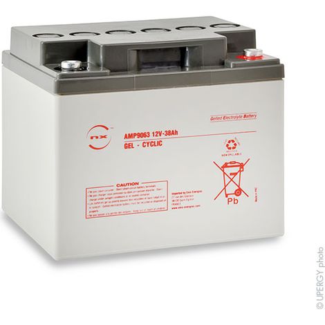 NX - Batterie plomb etanche gel NX 38-12 Cyclic 12V 38Ah M6-F