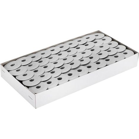 100 Spulen für den Nähfuß der Industrienähmaschine DY 65, Aluminium ohne Löcher (6-5 abgewinkelte Spulen) (1/5)