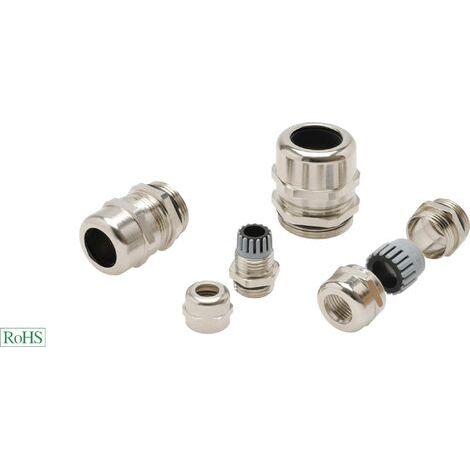 HELU 99960 Presse-étoupe M16 laiton nickelé 1 pc(s) (1/3)