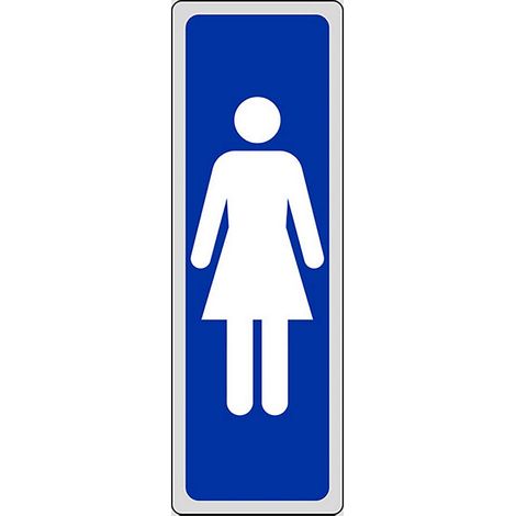 ETICHETTA SEGNALETICA WC DONNE