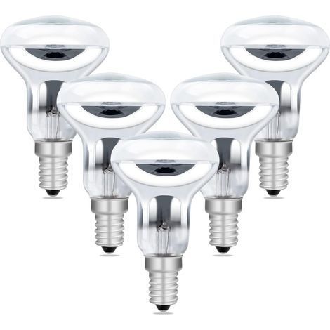 Lot de 5 Ampoule R50 E14 Dimmable 350LM Blanc Chaud 2700K pour Lustre Lampe à Lave (1/5)