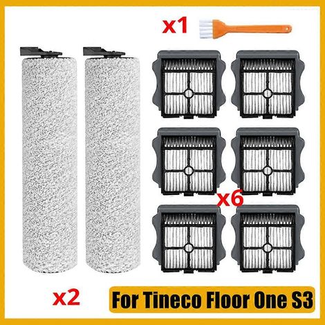 Für Tineco iFloor 3/Tineco Floor One S3 Akku-Nass-/Trockensauger: Ersatzwalzenbürste und Filterset (kompatibel) (1/5)