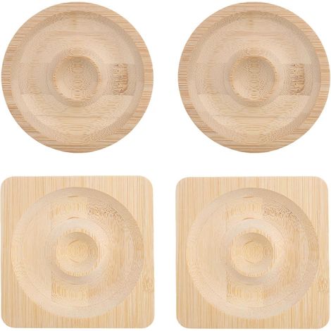 Juego de 4 platos para joyas, porta joyas, bandeja decorativa, bandeja original para la entrada, bandeja con forma de nube para decoración del hogar, regalo de boda, almacenamiento de joyas, 9 cm (1/5)