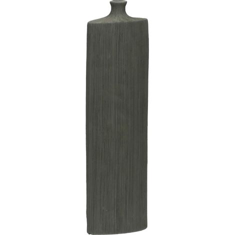 Vase Deco monofleur Moyen en grès, 12,5 x 7 cm, Profondeur 40,5 cm (1/3)