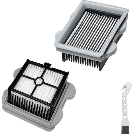 2PCS Vacuum Cleaner Filter Accessories for Roborock Dyad Pro/A10/A10 PLUS/A10 Ultra/A10 Ultra E, Washable Microfilter Replacement Parts (1/5)